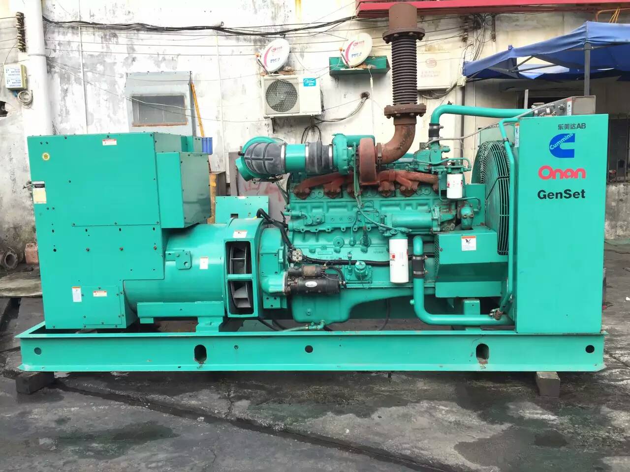 安多租赁发电机-柴油发电机不正常冒烟的原因